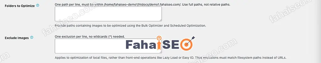 EWWW Image Optimizer插件使用教程 20 EWWW Image Optimizer插件设置: Folders to Optimize,Exclude Images