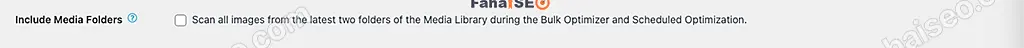 EWWW Image Optimizer插件使用教程 18 EWWW Image Optimizer插件设置:Include Media Folders